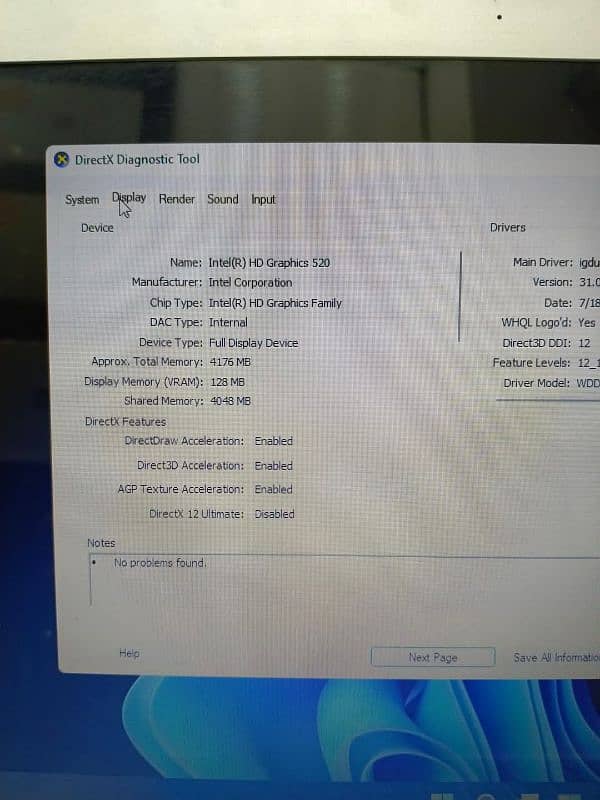 LENOVO CORE I7 6TH GEN LAPTOP WITH 2GB NVIDEA GPUN 7