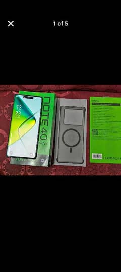 Infinix Note 40 pro. with complete box