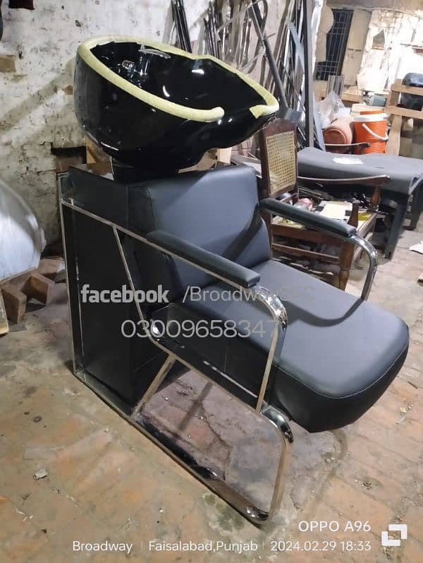 Salon chair Barber chair massage bed shampoo unit Pedicure 8