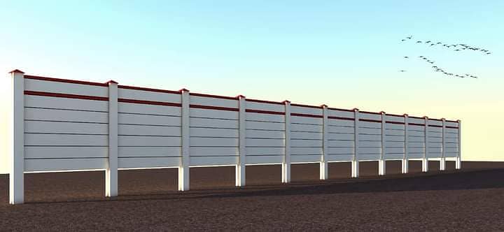 precast boundary wall/ boundary wall/Girders, slabs, control shed roo 9