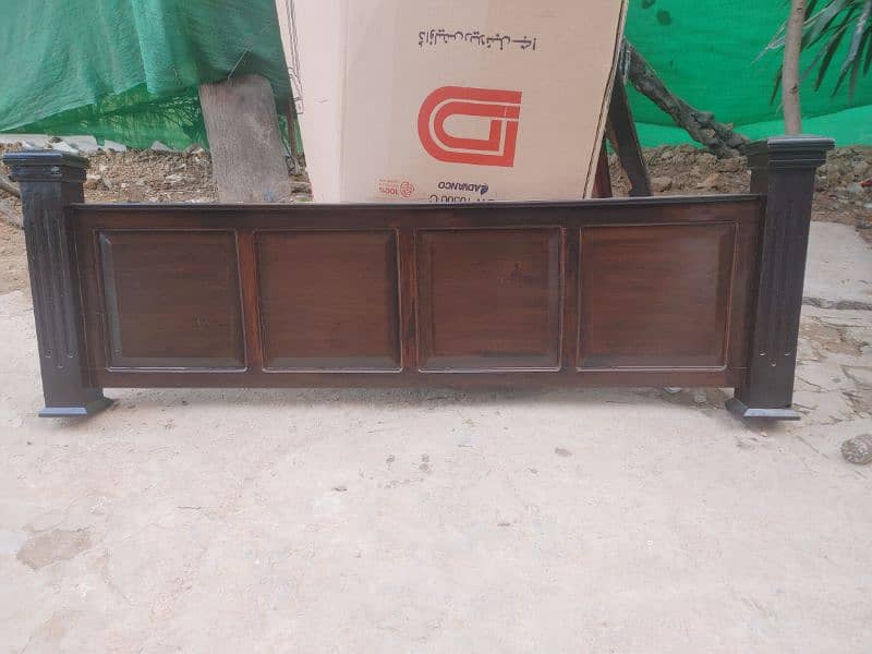 Wooden Bed urgent sell 2