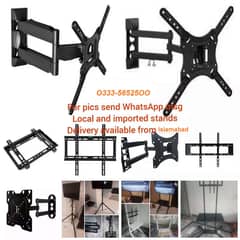 LCD Led TV wall mount bracket imported stands delivery facility avail