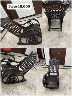 Solid wooden easy chair | Wooden Chair for sale/ Rocking Chair