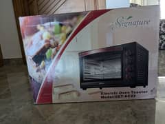 signature brand new electric oven for sale .