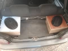 SPEAKERS BOX PAIR For mehran car