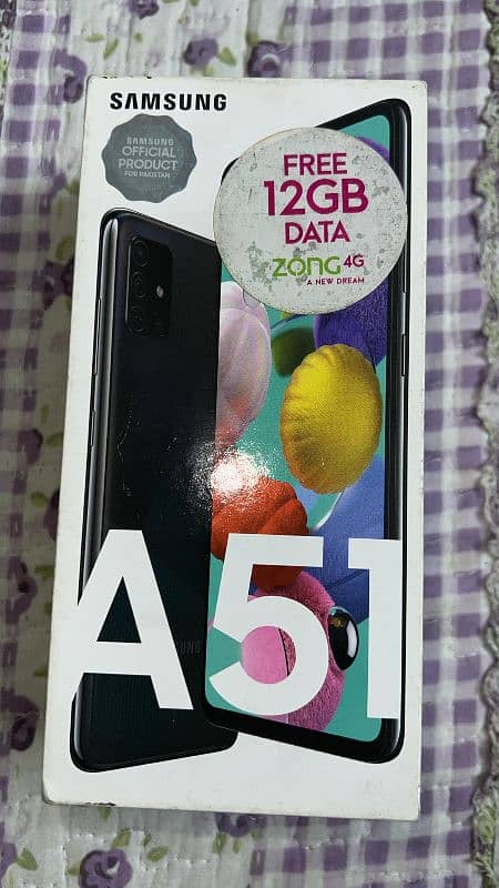 samsung a51 black color mint condition pta approved 5