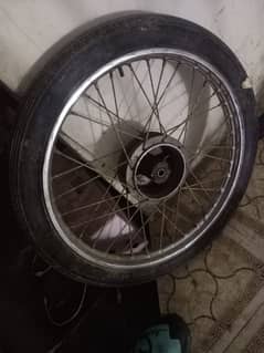 125 bike back wheel haab and tair