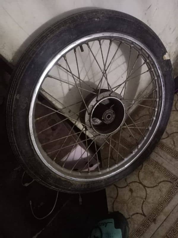 125 bike back wheel haab and tair 0