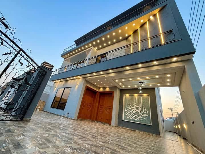 10 Marla Corner Brand New Luxury Tripple Storey Luxrious House For Sale in Buch Multan 1