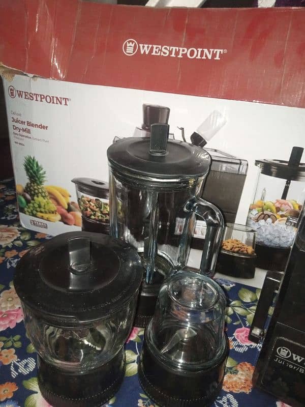 Westpoint juicier Blender , Dry Mill  extra power 750 Watt Motor 5