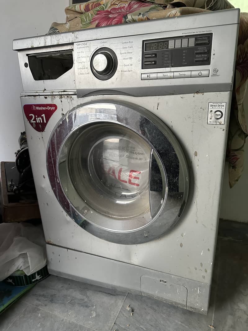 LG front loader washing machine 1