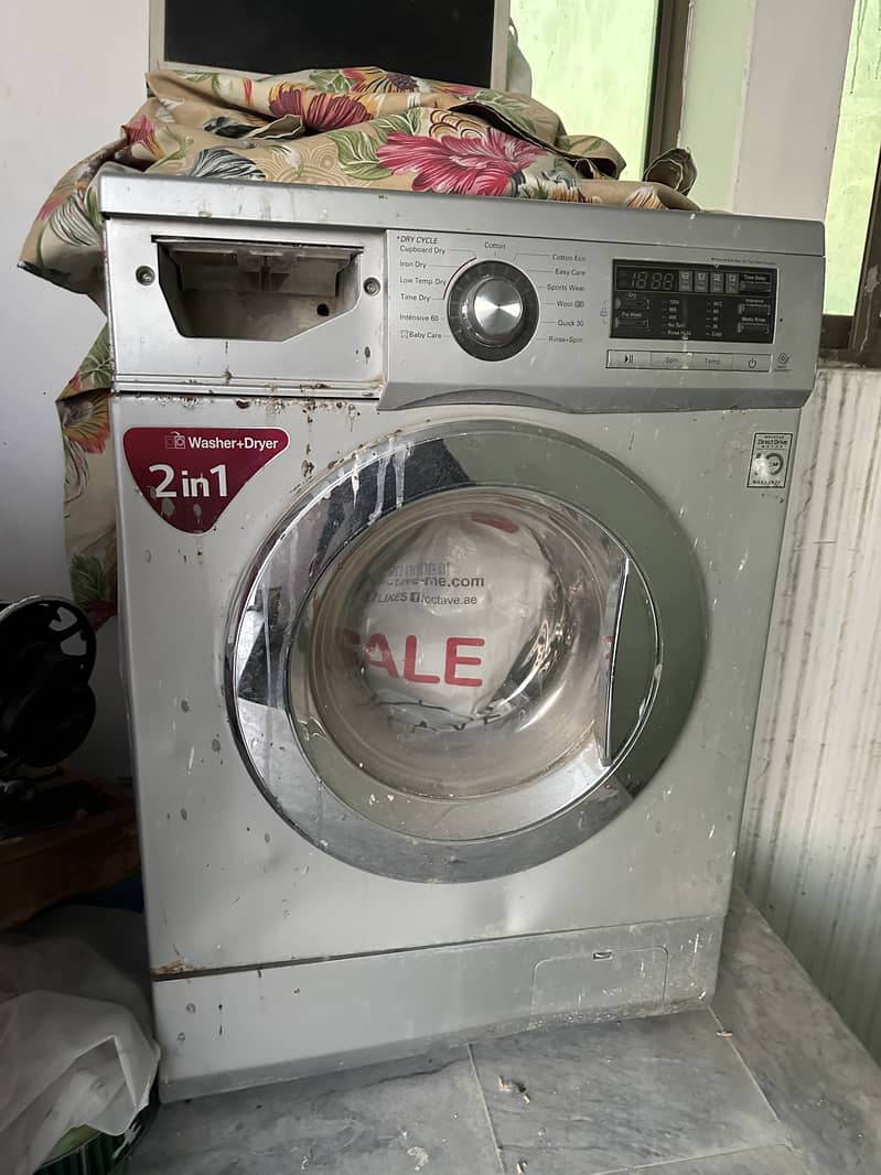 LG front loader washing machine 2