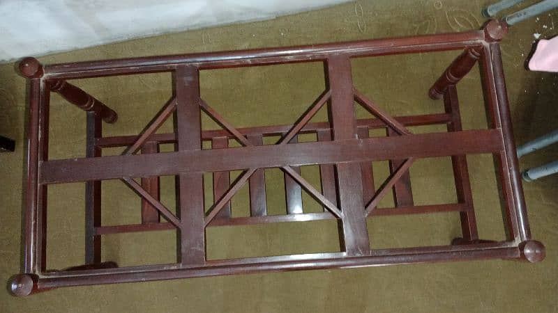 3 TABLE SET BELKUL NEW + GLASS FOR SALE 0