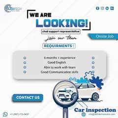 We are Hiring VHR experience agents for Car inspection campaign