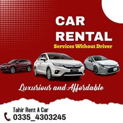 Without Drivers / Self Rent A Car 0335 4303245