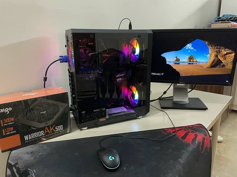 Custom gaming pc computer setup 1