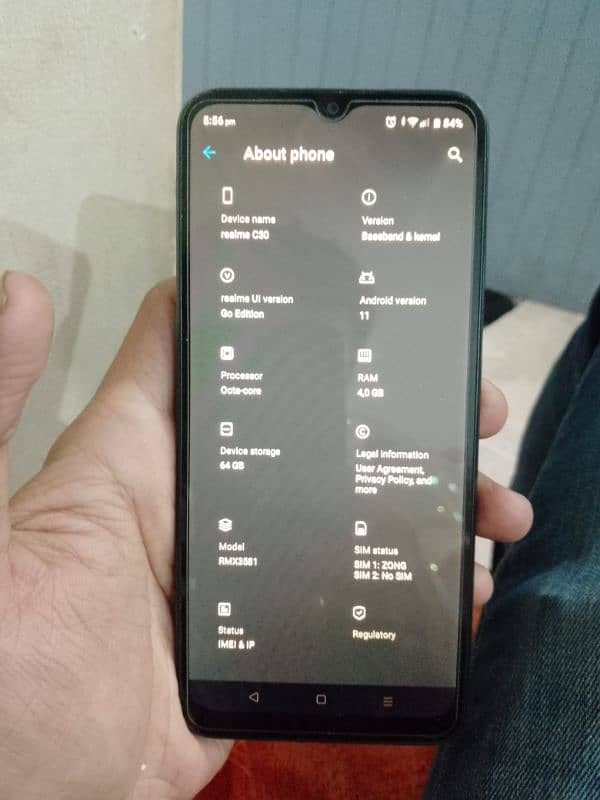 Realme c30  4/64 pta approved all ok sealed set no box no charger 2