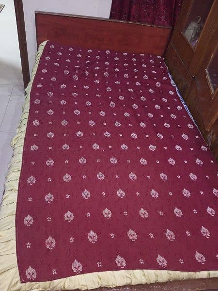 wooden bed with mattress molty foam single bed 0