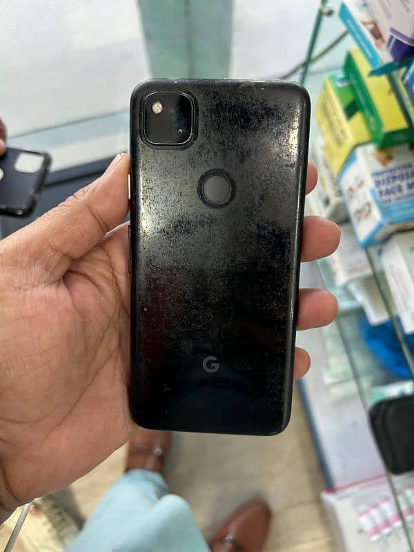 Google pixel 4a 6/128 condition 10/9.5 contact me 0325-8688071 1