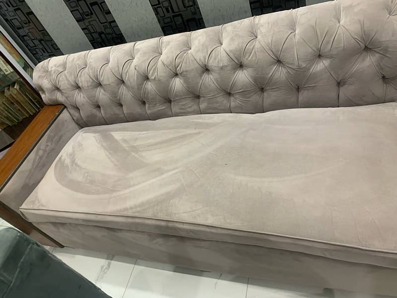 L shape sofa grey 3