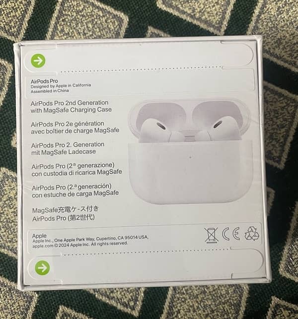 Apple Original AirPods Pro-2 full pack new 2024 model 1