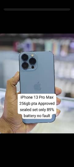 13 Pro Max 256gb Sealed Pta Approved 90%