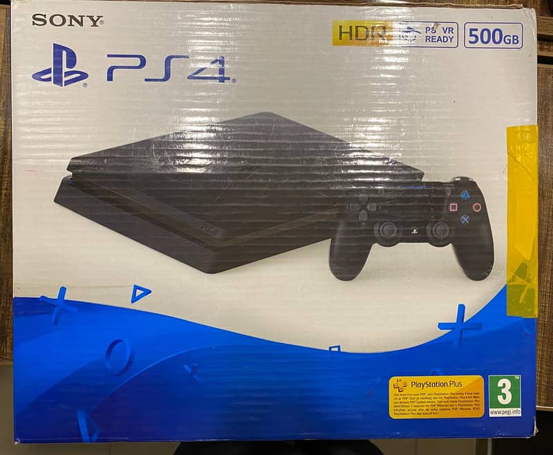 PS4 Slim 500GB - Excellent Condition For Sale 1