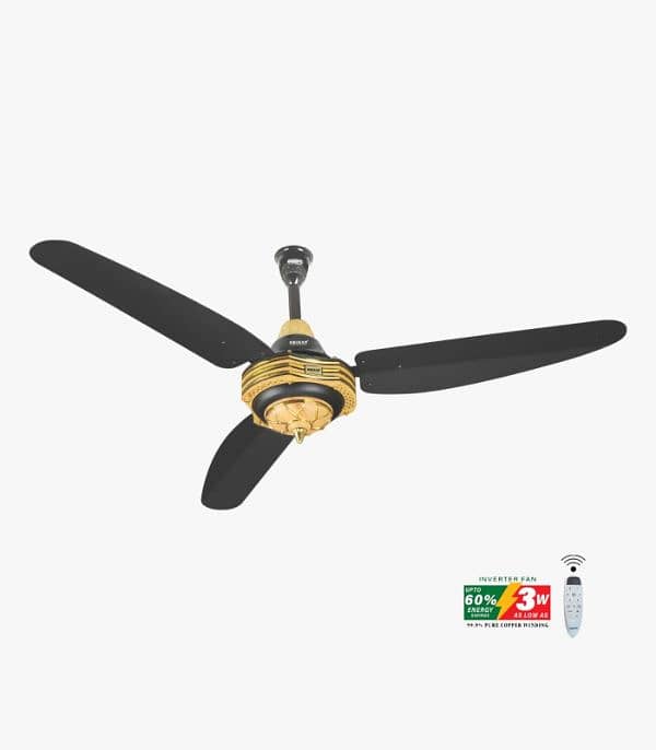 Orient inverter Ceiling Fan 30 watts Crown Model Fan 3