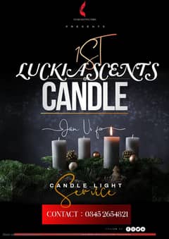 Candle maker|Luckie scents candle | candle | scented candle| "Illumina