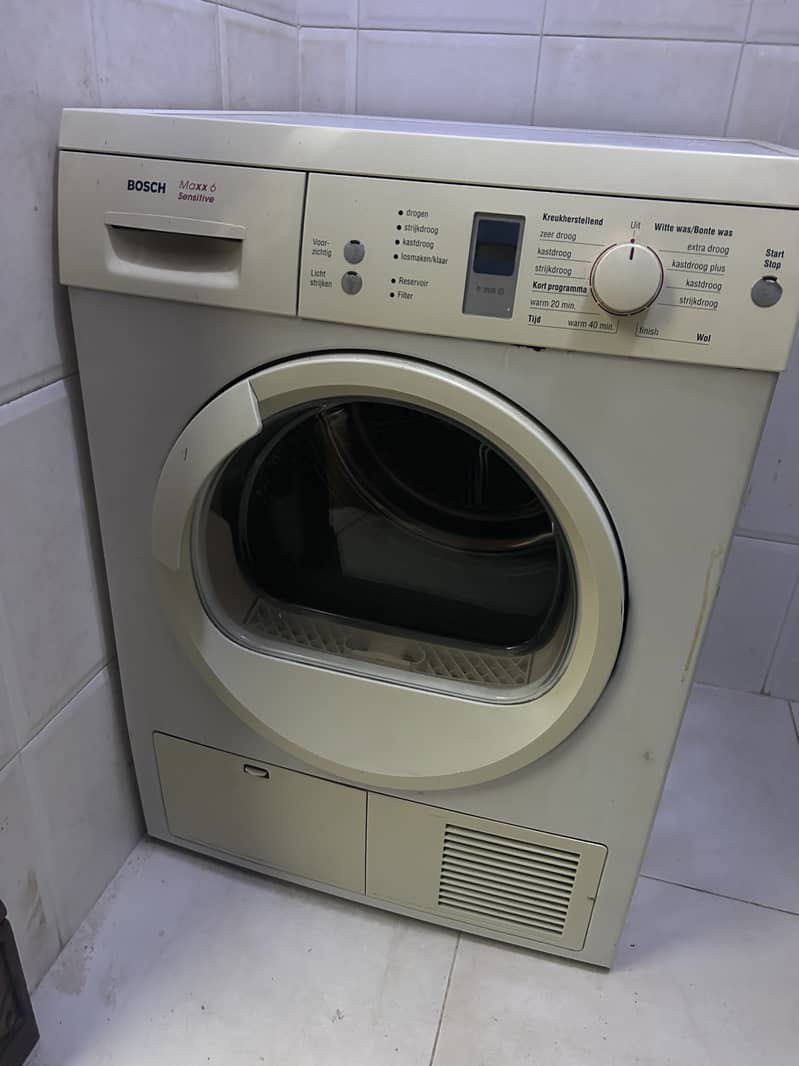 Almost new Bosch dryer for sale 0