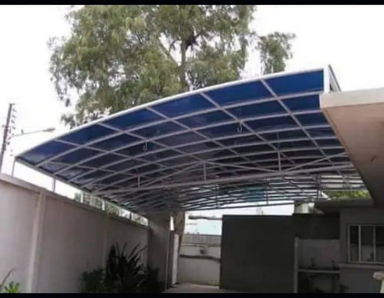 Tensile Shades | Car parking shade sun shade| Fiberglass  Shades 3