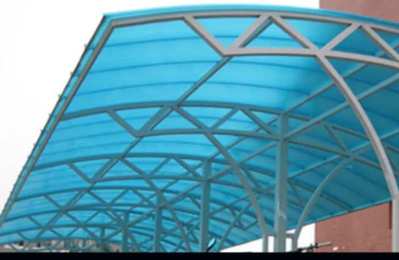 Tensile Shades | Car parking shade sun shade| Fiberglass  Shades 7