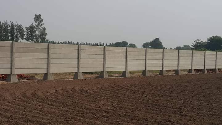 precast boundary wall/ boundary wall/Girders, slabs, control shed roof 12