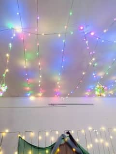 golden and rainbow led lights for rent