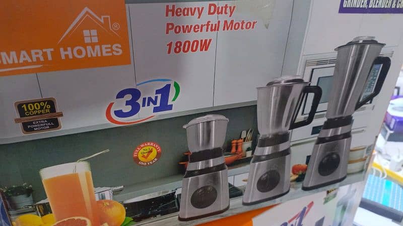 Juicer Blender Chopar Set 3 in 1 High Quality 0