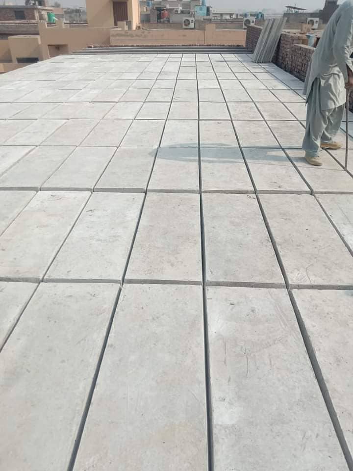 Boundary wall/Precast boundary wall/Girders/slabs/control shed roof 8