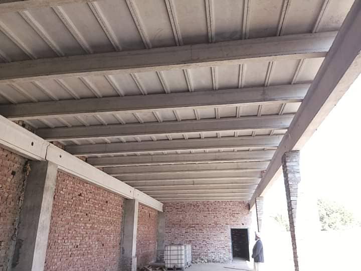 Boundary wall/Precast boundary wall/Girders/slabs/control shed roof 13