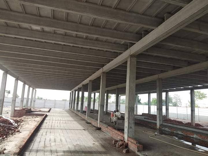 Boundary wall/Precast boundary wall/Girders/slabs/control shed roof 18