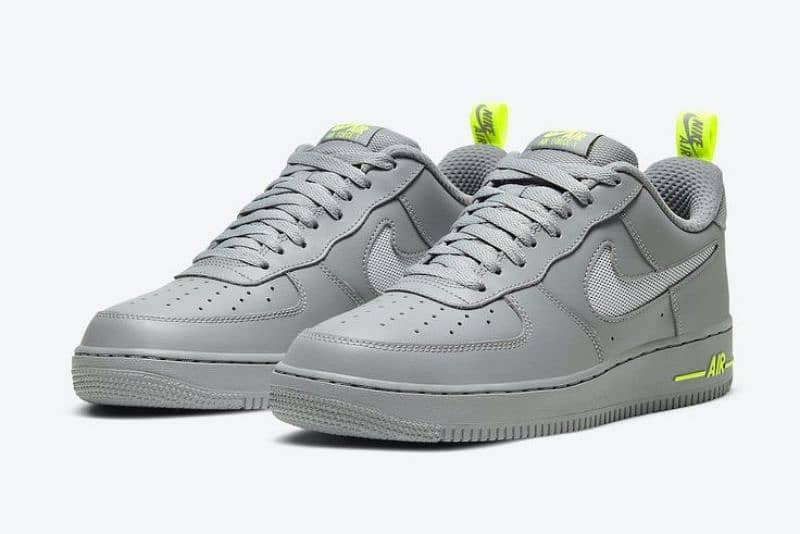 nike air force 1 with cut-out swoshes and pull heel tabs 1