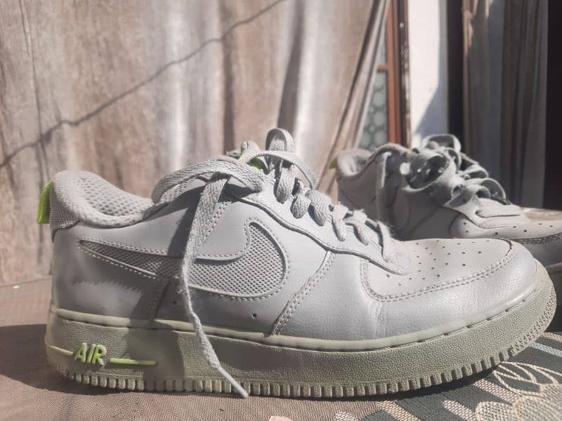 nike air force 1 with cut-out swoshes and pull heel tabs 7