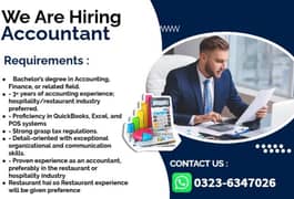 Urgent Hiring Accountant | Job available for accountant Jobs in Lahore