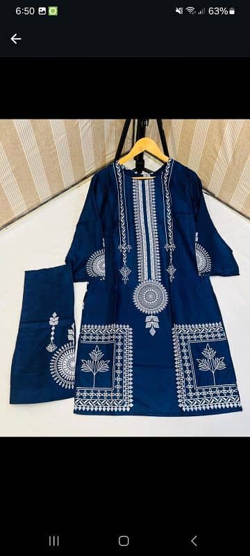 2 pc ladies latest cotton 2025 designer suit latest pre summer 5