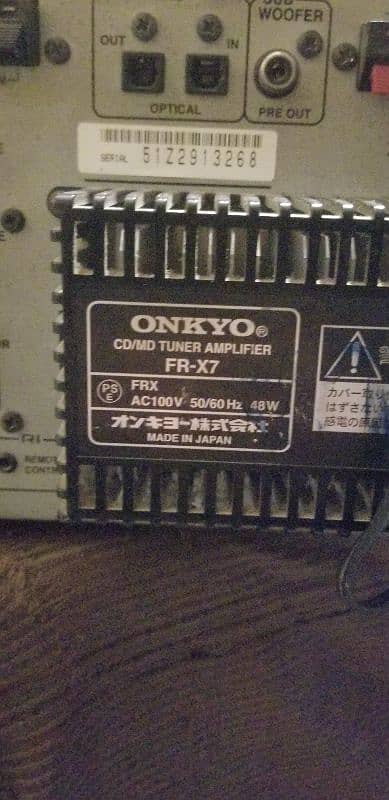 Onkyo Amplifier Model FR-X7 2