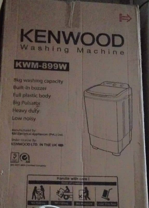 kenwood washing machin & spiner 0