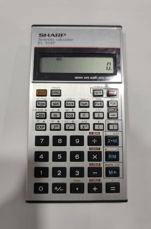 Sharp scientific calculator Made In Japan 0