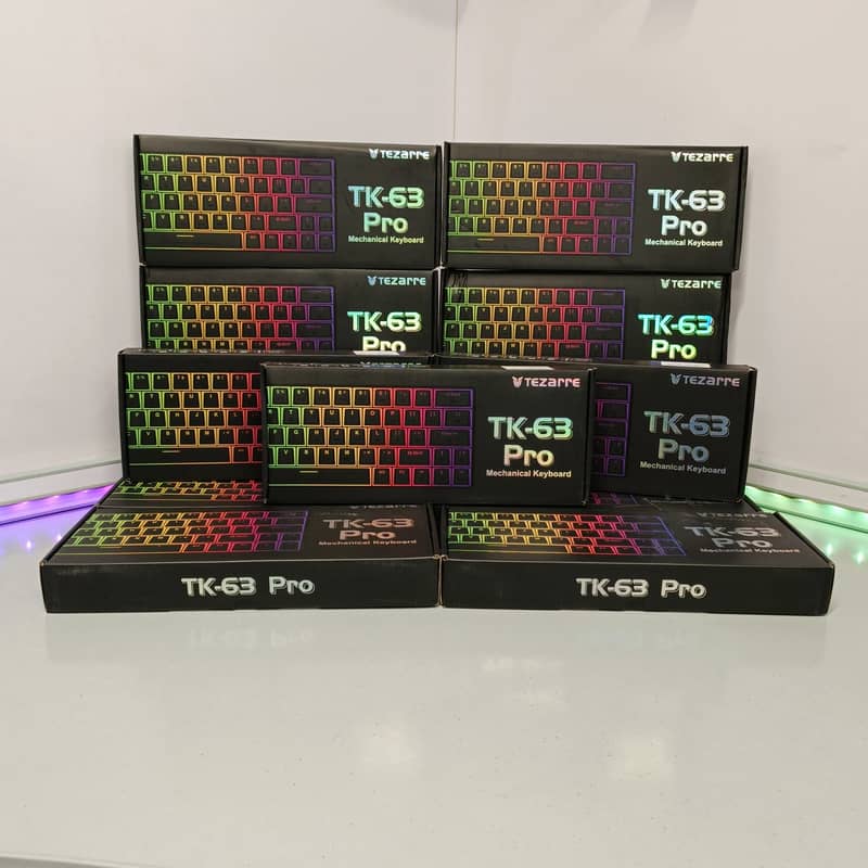 TK 63 Pro Mechanical Wireless RGB Gaming Bluetooth/Wired Keyboard 0