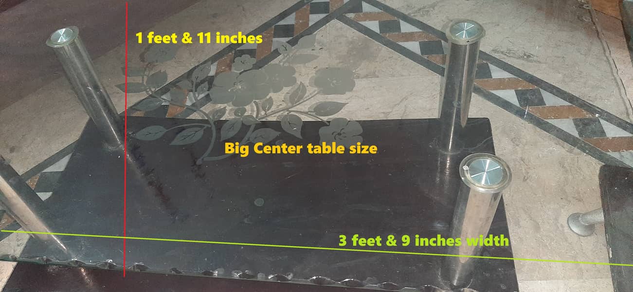 Center Tabel set 3 Pcs in Good Condition 11