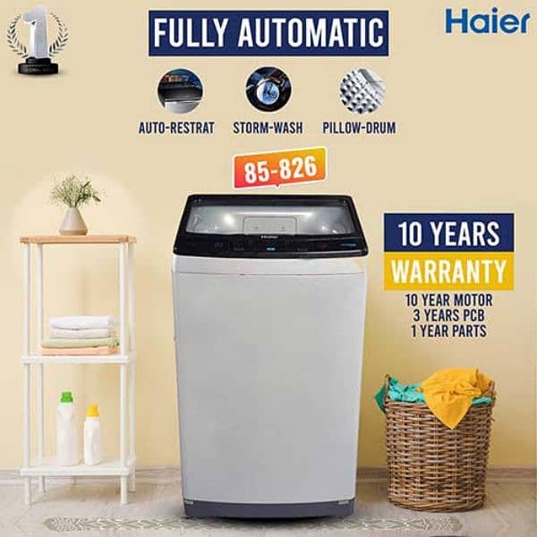 Haier Automatic Washing Machine HWM 85-826 – 8.5Kg 2