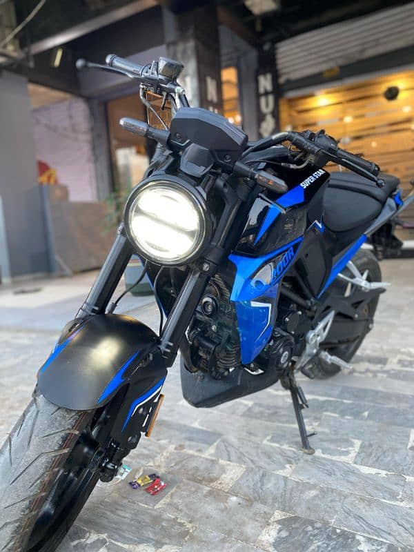 super star 200cc blue color for urgent sale 5