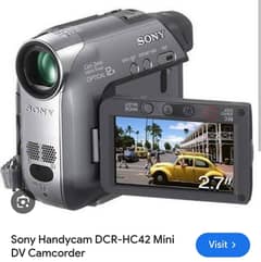 Sony Video camera Handycam HC 42E Made in Japan